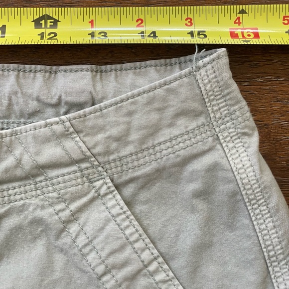 American Eagle Baggy Jogger Cargo Pants Women 12 Stretch Green Utility Wide Leg - Picture 6 of 13